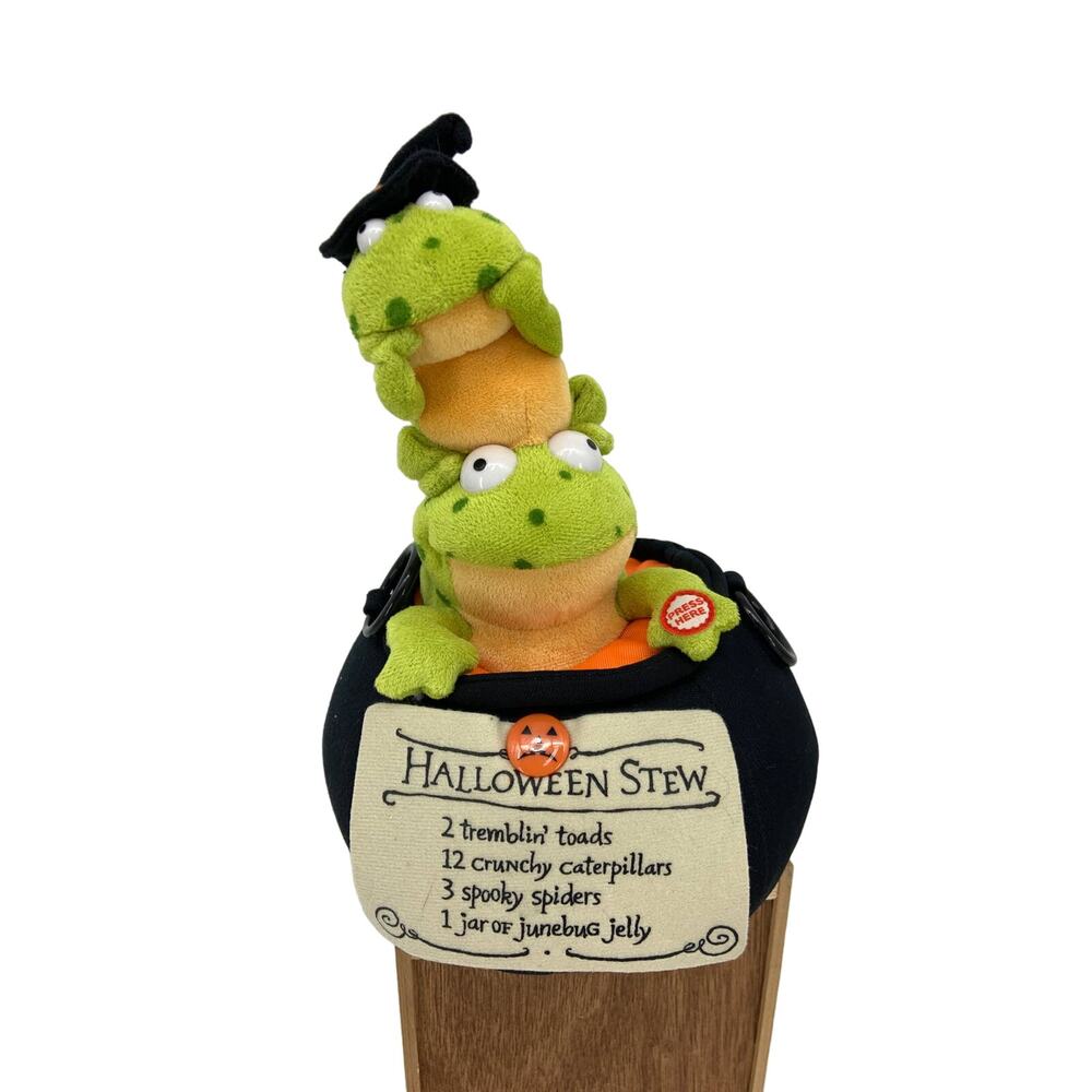 Hallmark Halloween Plush Toy Collectible Tremblin Toads Frog